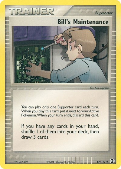Bill's Maintenance 87