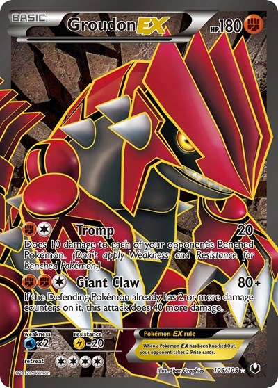 Groudon EX 106