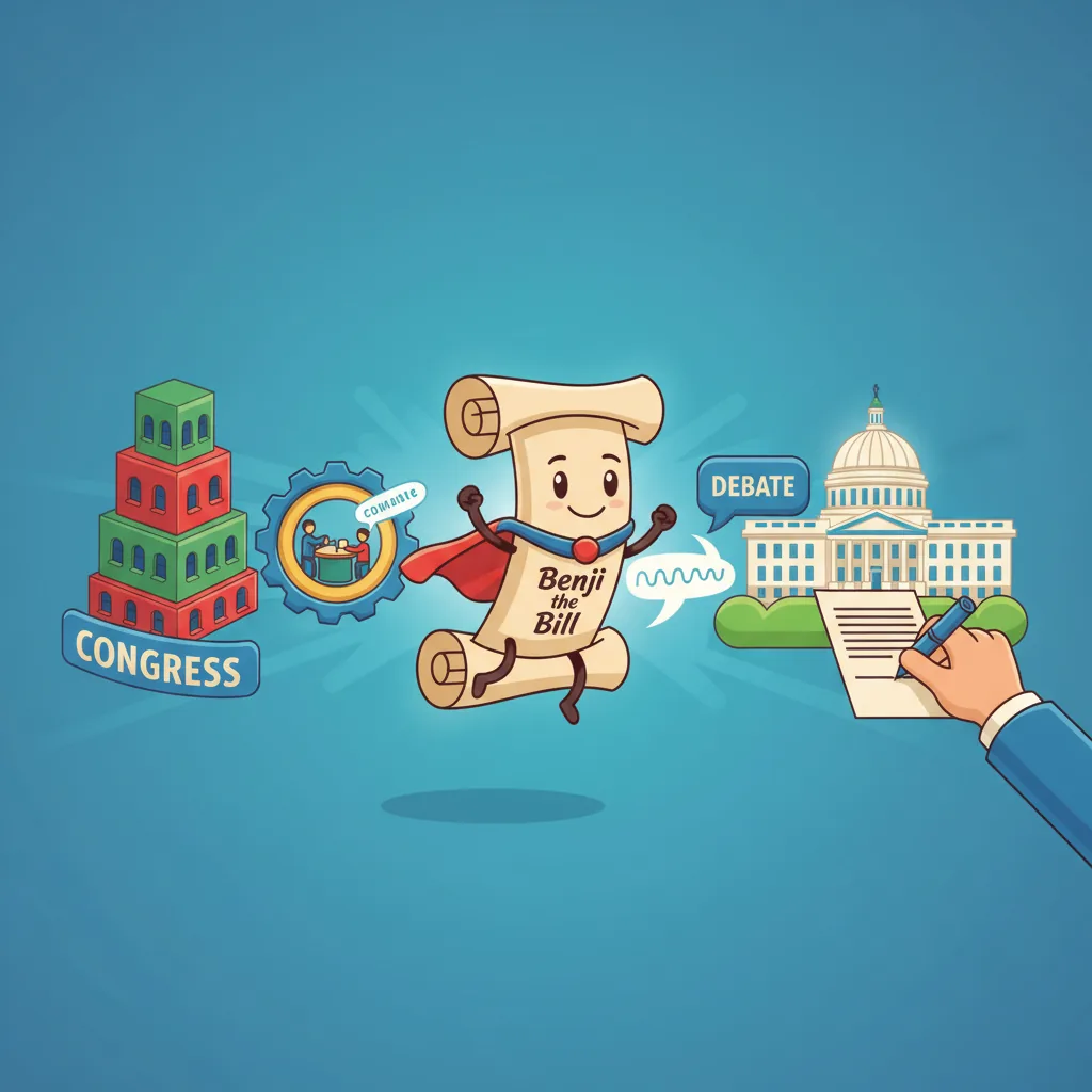 A Civics Course for One Nation Lesson 13: How a Bill Becomes a Law