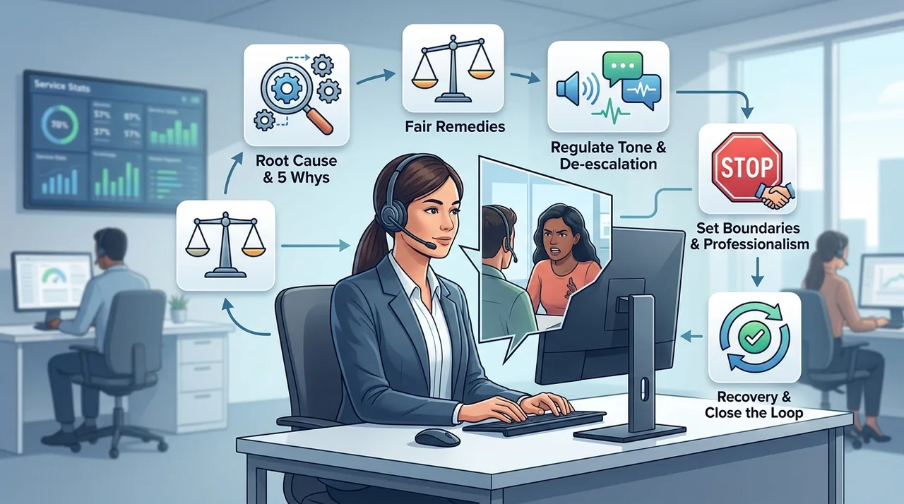 #6. Customer Service: De-escalation, Tough Scenarios & Recovery