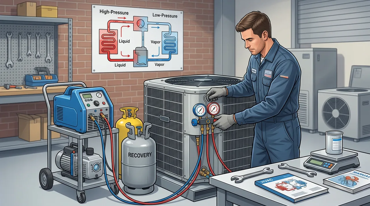 EPA 608 Type II Certification Lesson 24: High- and Low-Pressure Systems