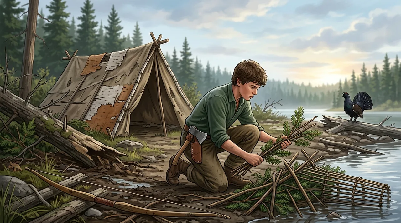 Hatchet by Gary Paulsen (Chapter 16)