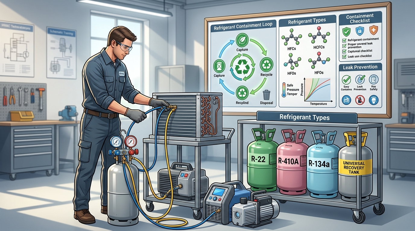 CTE HVAC EPA 608 Certification Prep Course Lesson 12: Refrigerant Types and Safe Handling Procedures