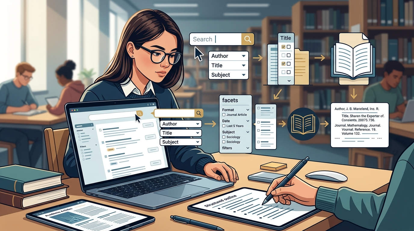 Research Skills for College Composition: Advanced Search, Facets, and Citations