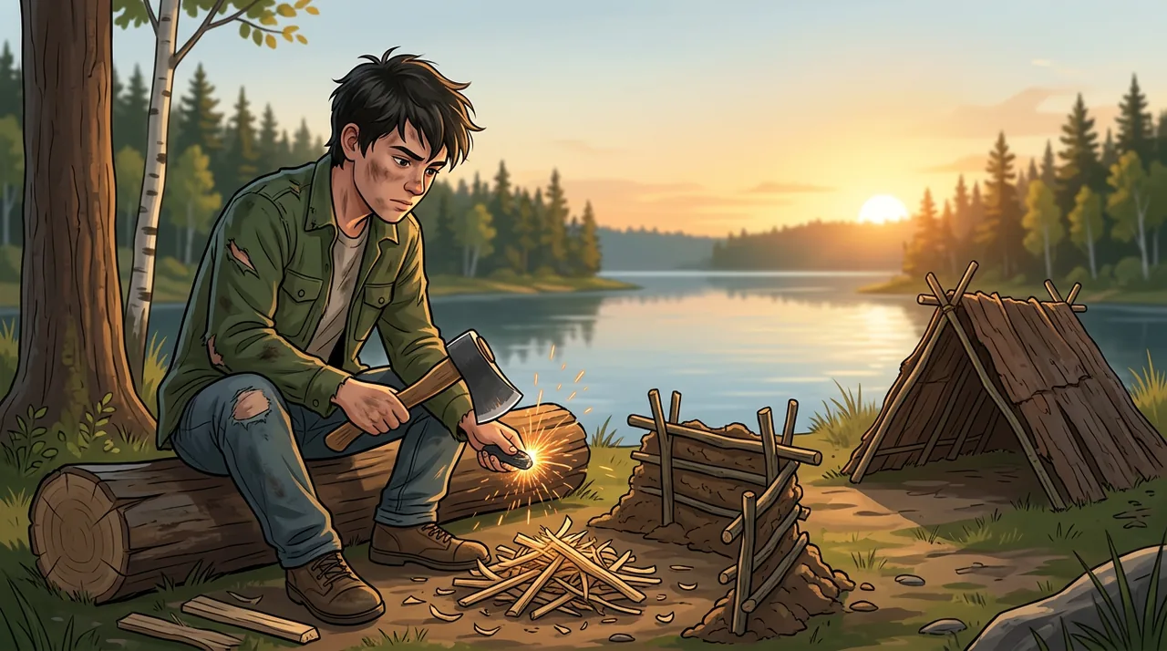 Hatchet by Gary Paulsen (Chapter 9)