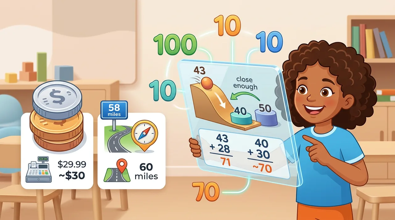 Close Enough Counts: Estimating with Rounding and Friendly Numbers