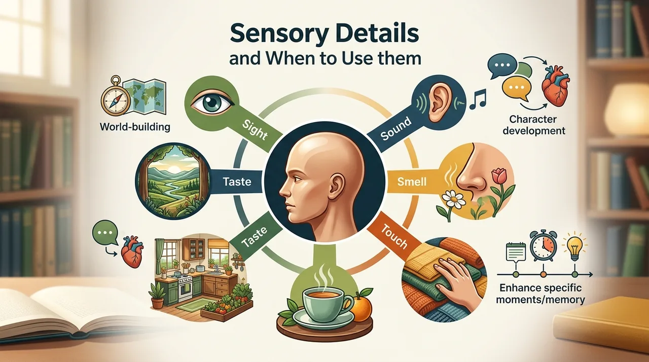 Sensory Details and When to Use them