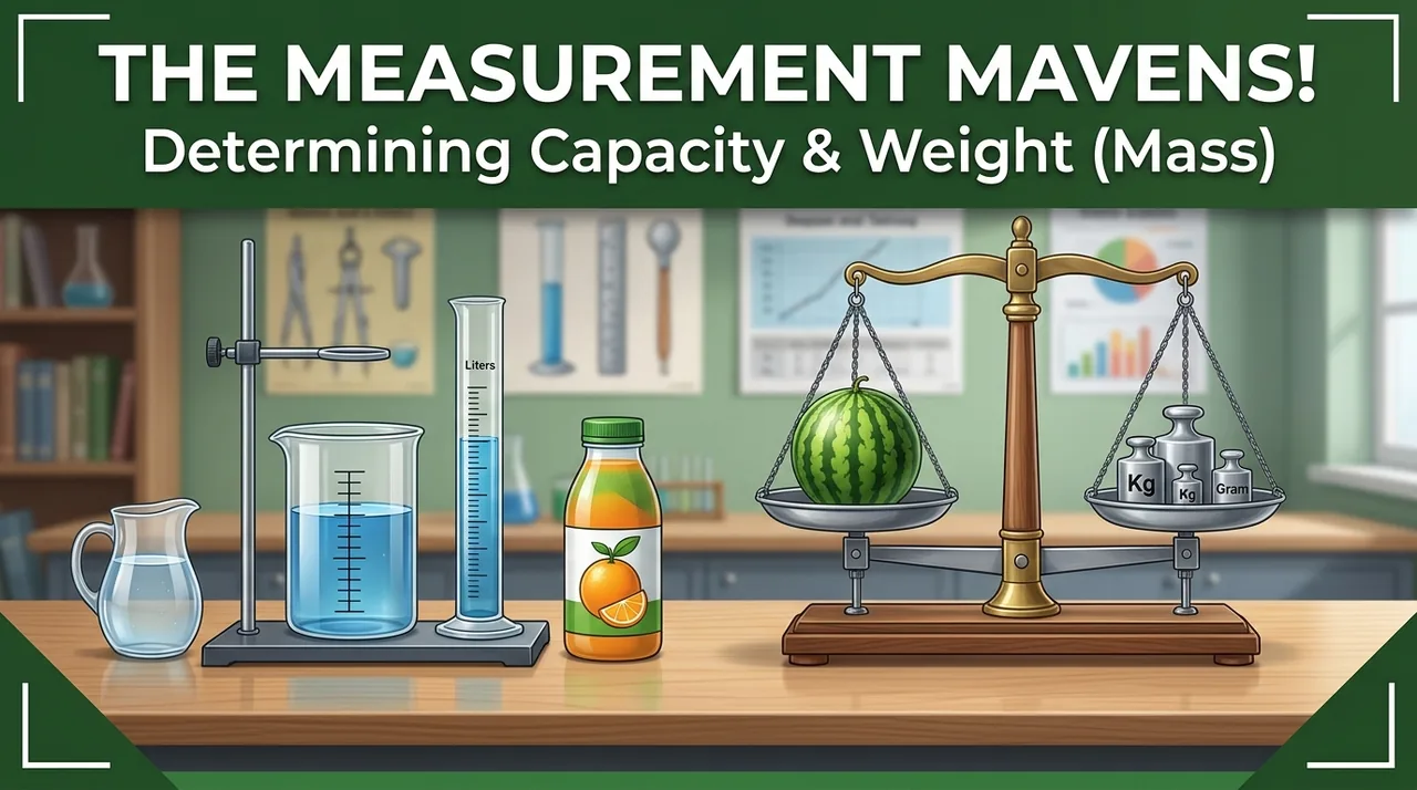 🧪 THE MEASUREMENT MAVENS! ⚖️ Determining Capacity & Weight (Mass)
