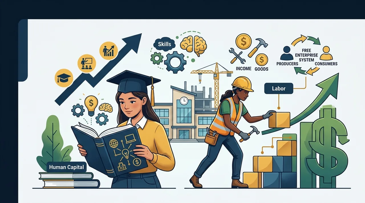 🧑‍🎓 THE PEOPLE POWER SECRET! 👷‍♀️ Explaining Human Capital & Labor