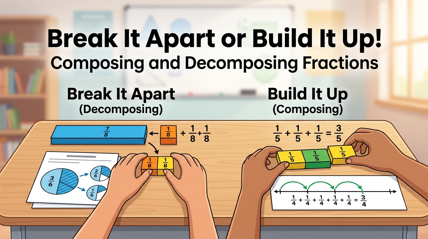 Break It Apart or Build It Up! Composing and Decomposing Fractions with the Same Denominator