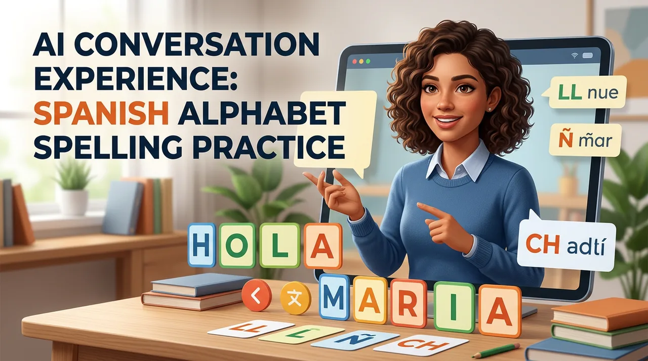 AI CONVERSATION EXPERIENCE: SPANISH ALPHABET SPELLING PRACTICE