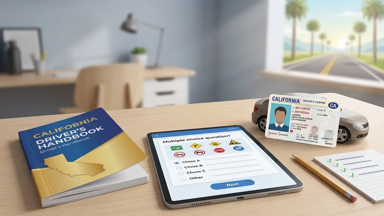 California Driver's License Test Prep (English)