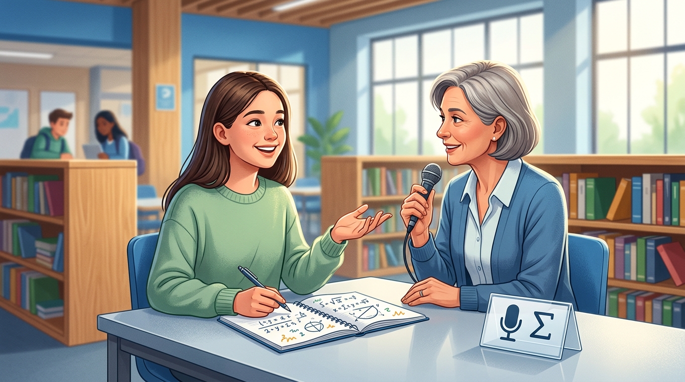 Interview a student who now loves math!