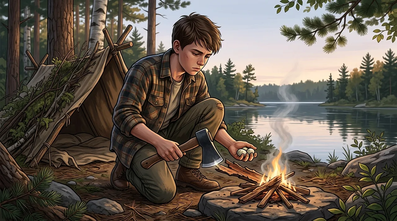 Hatchet by Gary Paulsen (Chapter 10)