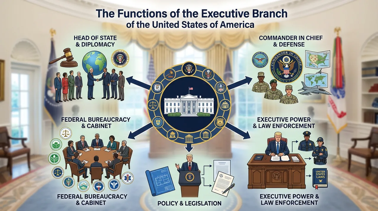 The Functions of the Executive Branch of the United States of America