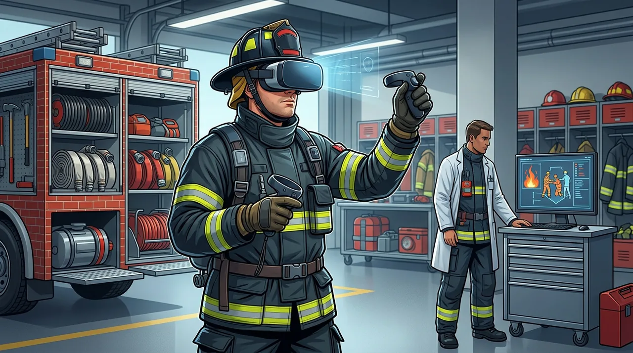 Firefighters Using VR