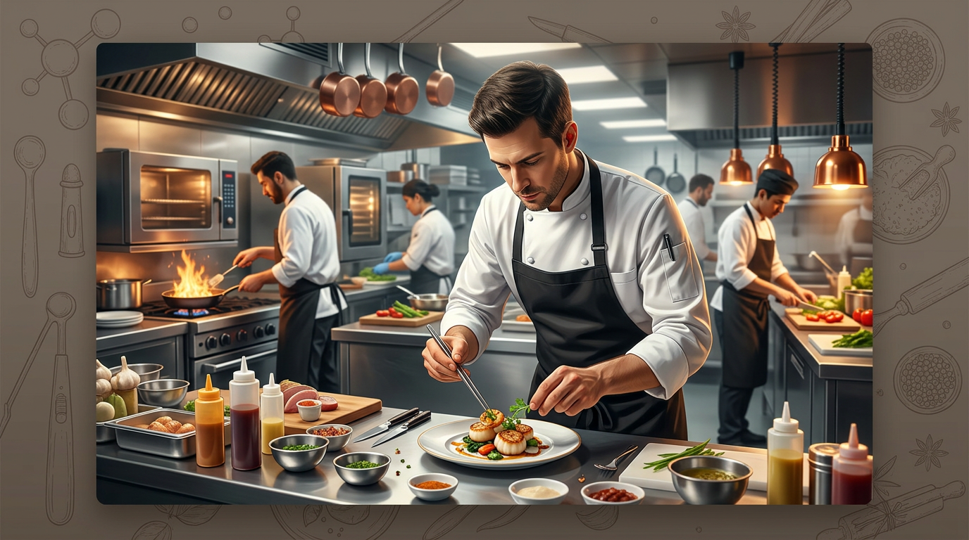 How a restaurant looks as a chef