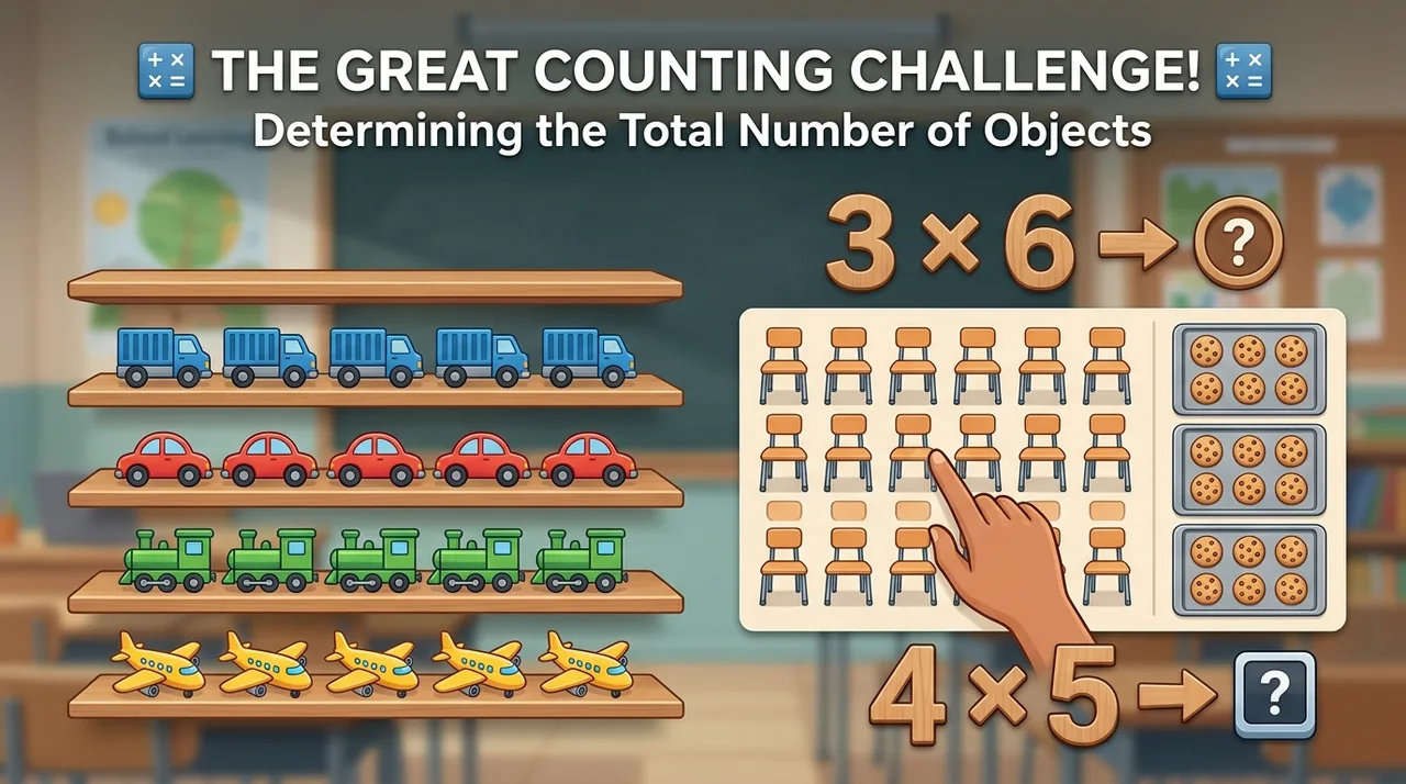🔢 THE GREAT COUNTING CHALLENGE! 🔢 Determining the Total Number of Objects