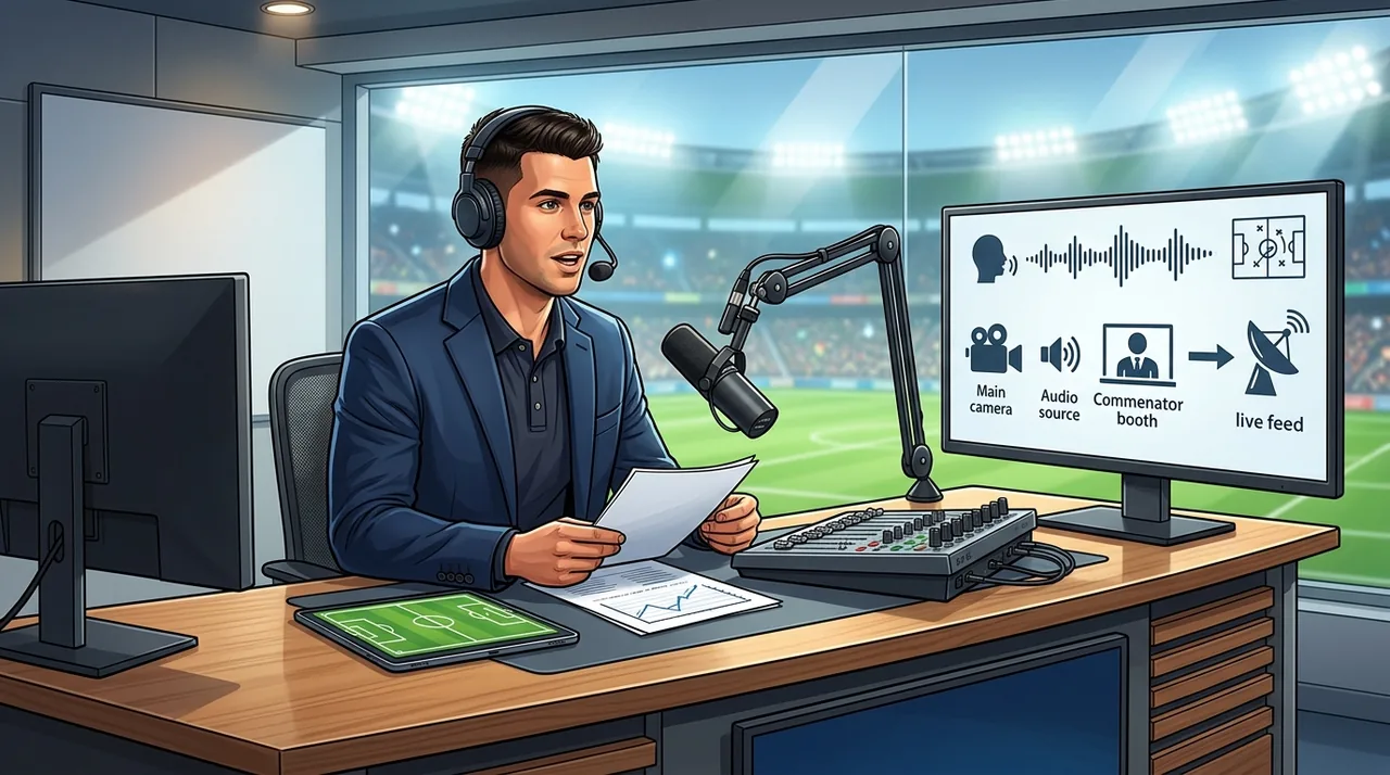 Sports Commentator lesson