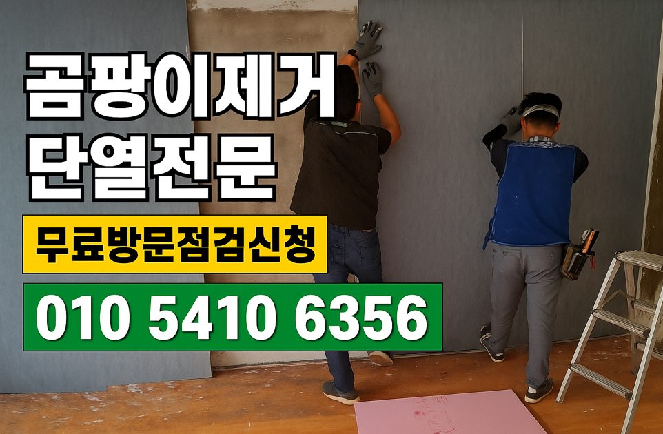 인천 송도 아파트 벽지 곰팡이 제거 도배만 하면 다시 생기는 이유? 결로 원인부터 단열시공까지 사진 23