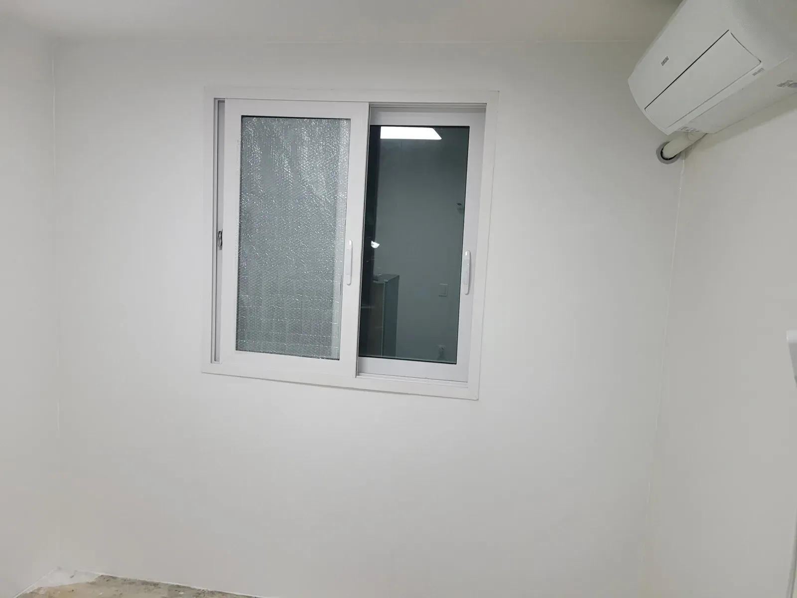 단열벽지 마감 후 방