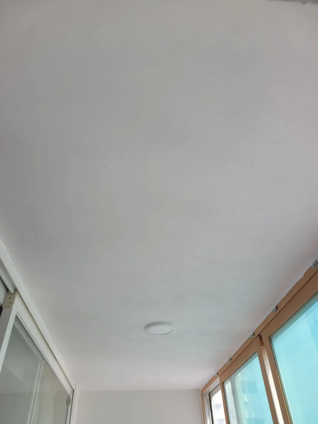 시공 후 베란다 천장