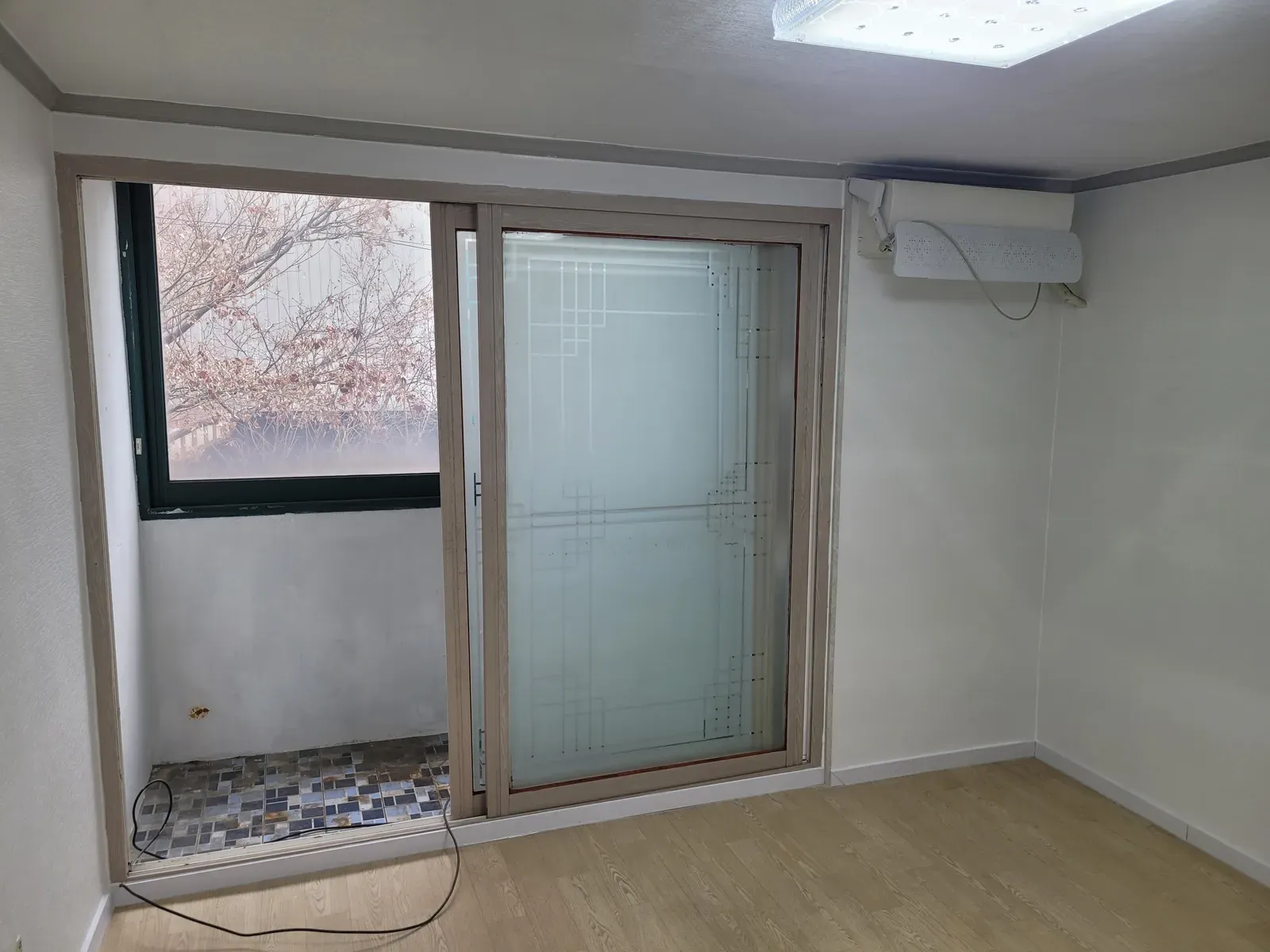 단열벽지 마감 후 방