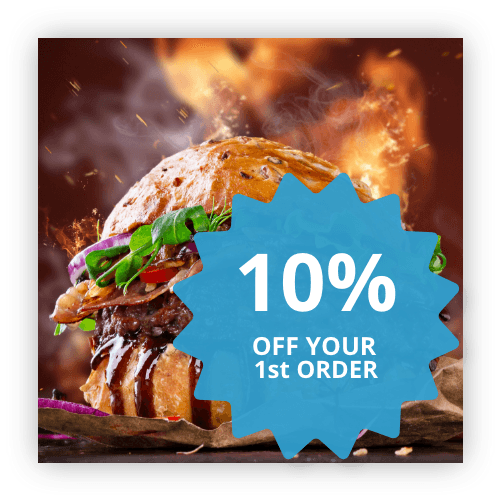 10% off your first order