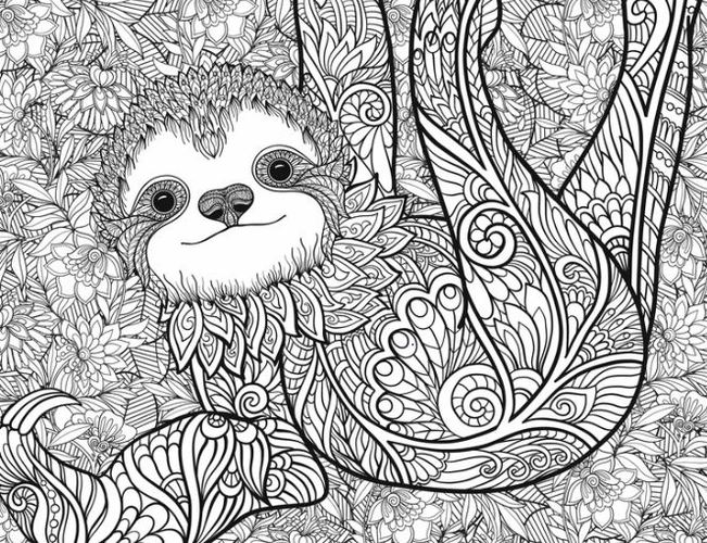 Large Coloring Book Project | Hoopla