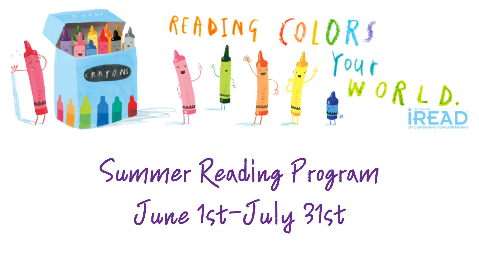 Summer Reading Program Reading Colors Your World Hoopla