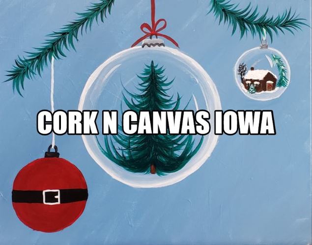 Fullers Pub & Grub -Home for Christmas- Cork N Canvas Iowa