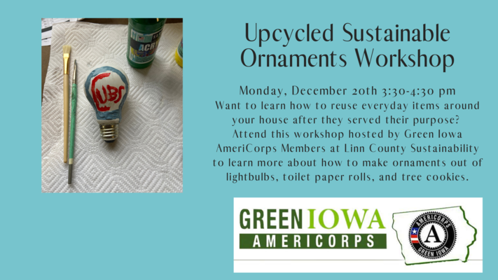 Upcycled Sustainable Ornament Workshop