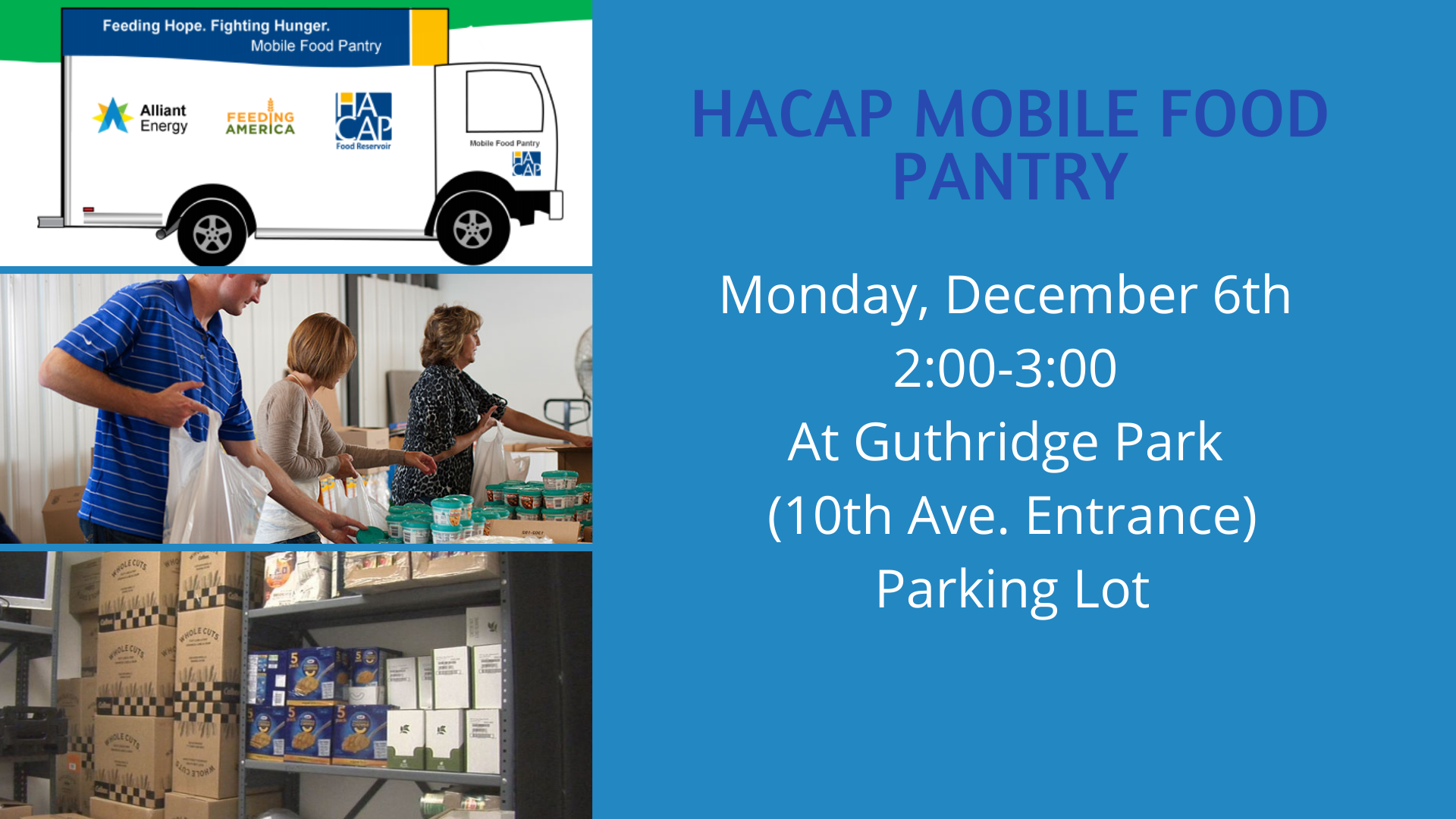 HACAP Mobile Pantry Hoopla