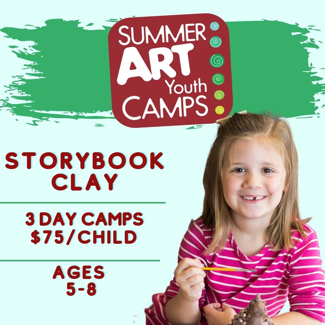 Storybook Clay Summer Art Camp 3 day camp for ages 58 Hoopla