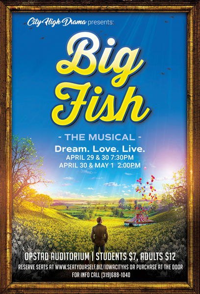 big fish musical poster