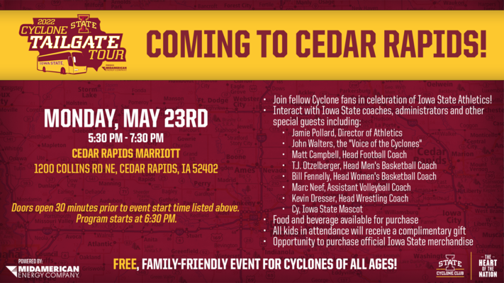 Cyclone Tailgate Tour - Cedar Rapids