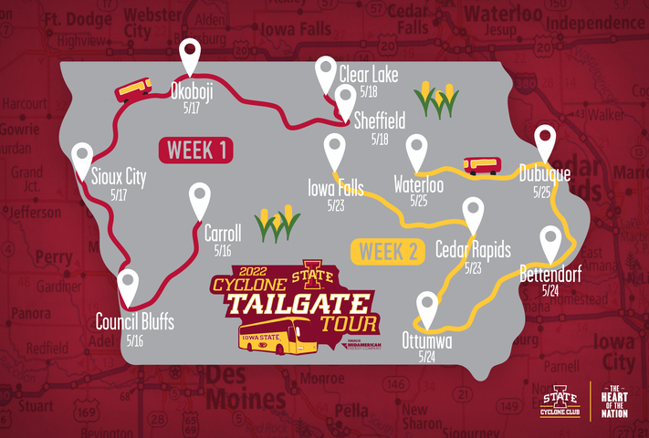 Cyclone Tailgate Tour - Cedar Rapids