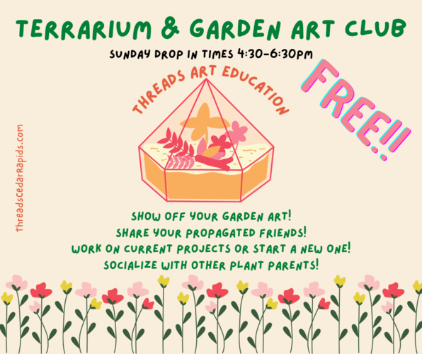 Terrarium & Garden Art Club - FREE