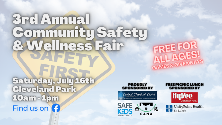 3rd Annual Community Safety & Wellness Fair