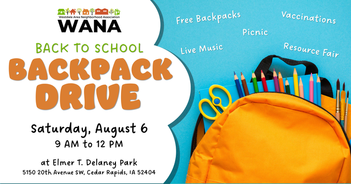 Back to School with WANA - Free Backpack Drive