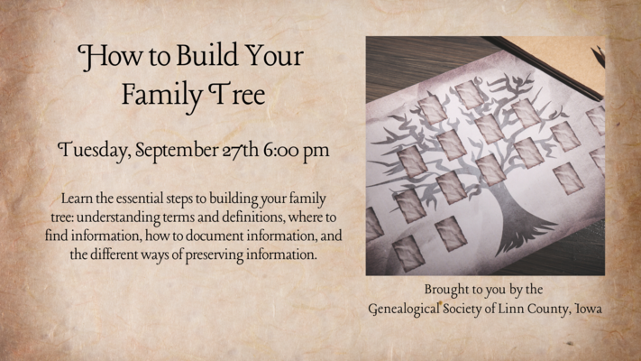 How to Build Your Family Tree