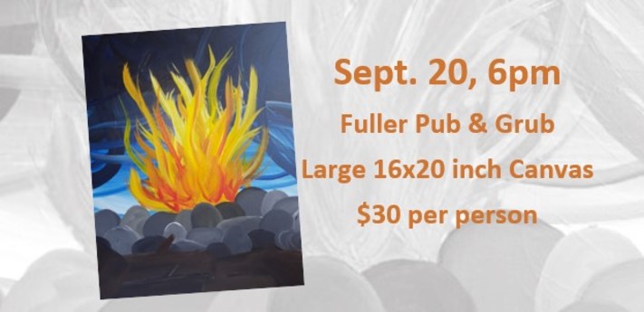 Fullers Pub & Grub -Fire Pit- Cork N Canvas Iowa