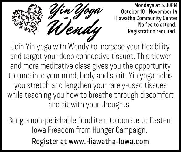 Free Yin Yoga with Wendy