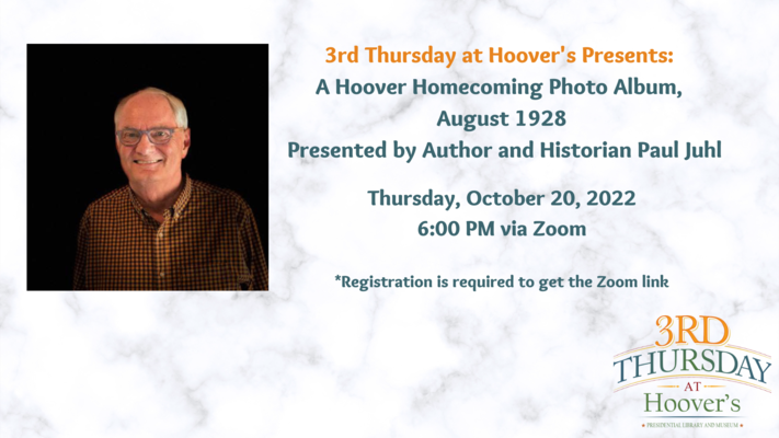 3rd Thursday at Hoover's Presents: A Hoover Homecoming Photo Album, August 1928