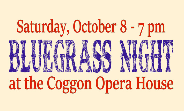 Bluegrass Night at the Coggon Opera House