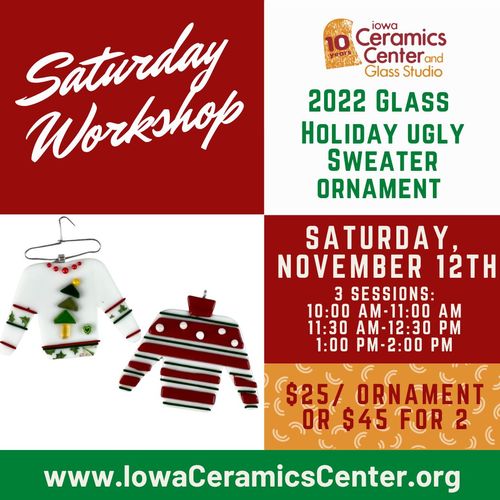 Saturday Workshop: Ugly Sweater Glass Ornament