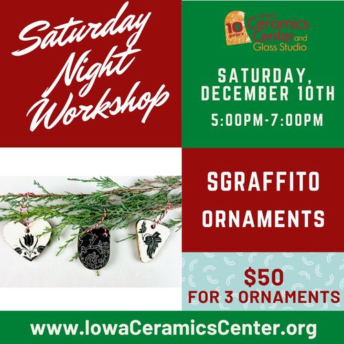 Saturday Night Elf Workshop: Sgraffito Ornaments