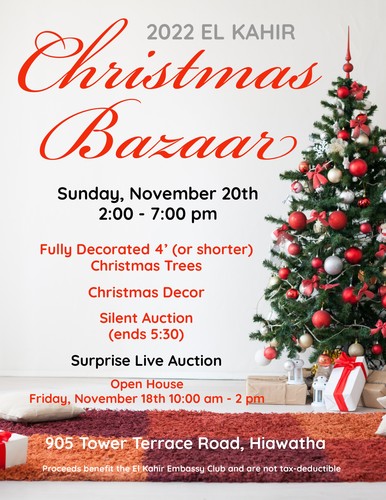 El Kahir Shrine's Christmas Bazaar