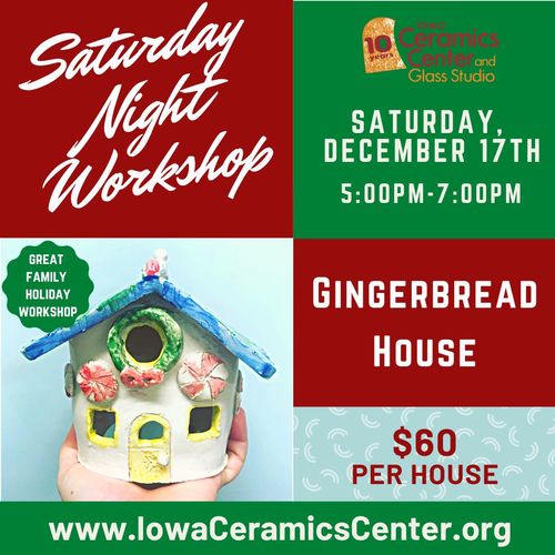 Saturday Night Elf Workshop: Gingerbread House