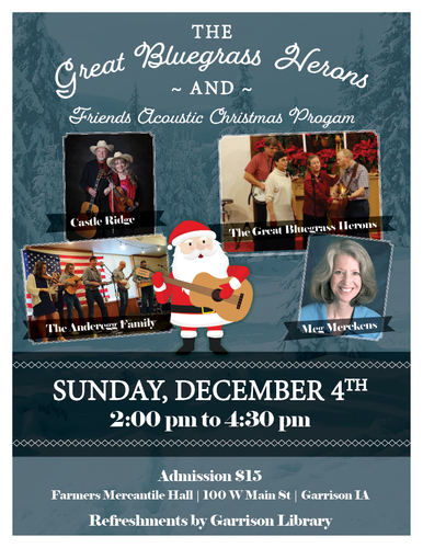 The Great Bluegrass Herons & Friends Acoustic Christmas Program